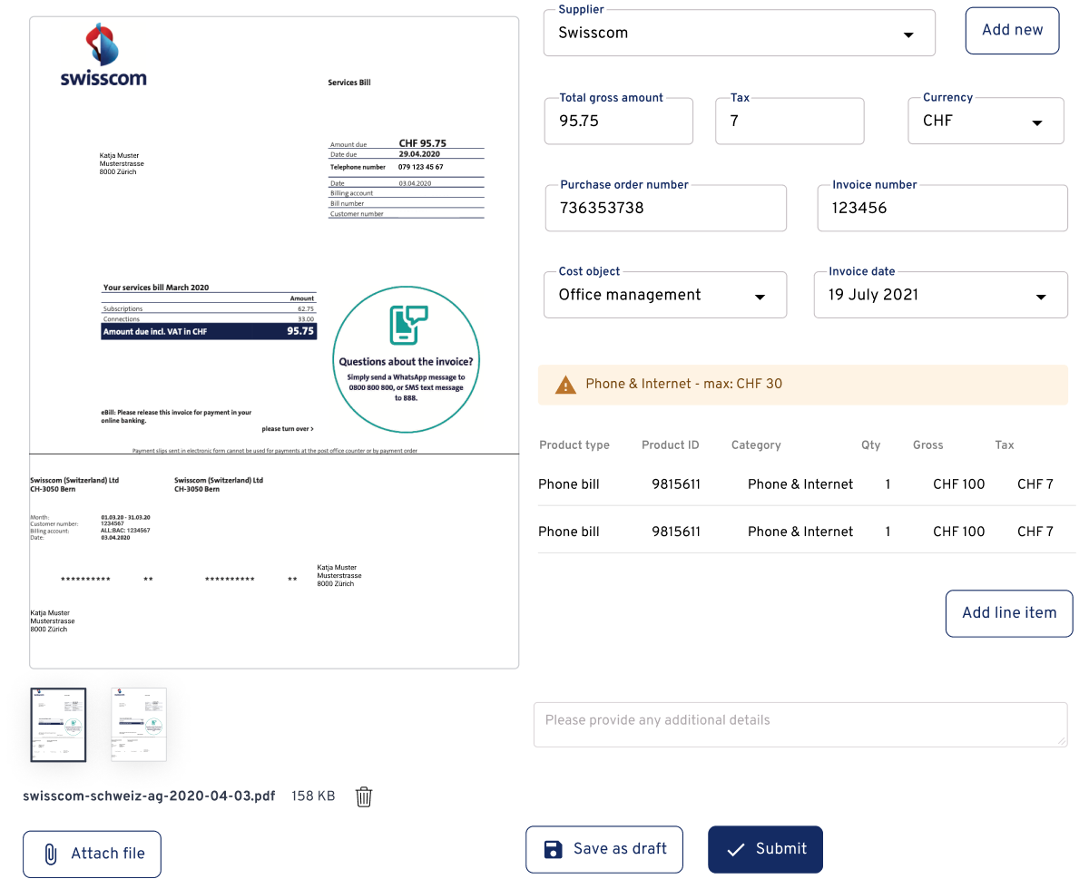 Design iteration 3: Image on the left